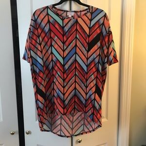 LulaRoe Irma size xxs chevron pattern